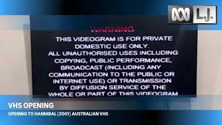 Opening to Hannibal 2001 Australian VHS [upl. by Darya]