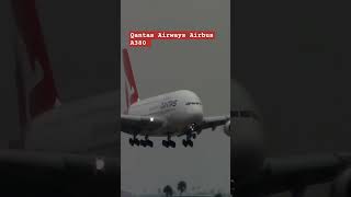 Qantas Airways Airbus A380 landing at LAX Airport seattleflights qantasairways laxairport qantas [upl. by Tengdin]