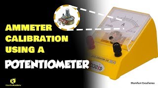 How to calibrate an ammeter using a potentiometer Potentiometer calibration of ammeter Kisembo [upl. by Anum]