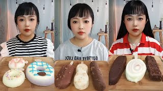 Ice cream all is delicious very eating show asmr [upl. by Refenej]