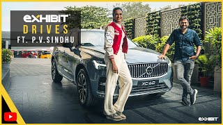 PV Sindhu x Volvo XC60  Exhibit Drives [upl. by Anitnuahs]