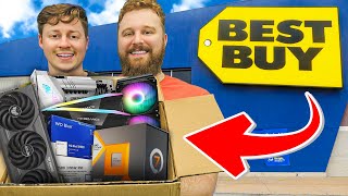 Building a Gaming PC at Best Buy Challenge [upl. by Pellegrini]