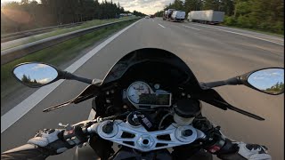 BMW S1000RR 2017 SCProject Evening ride  Pure Sound  299kmh [upl. by Nanny386]