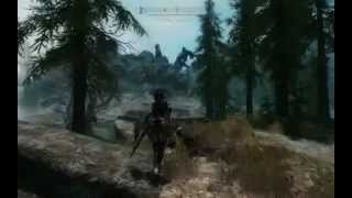 Skyrim  New Animation for 1H weapon v12 [upl. by Maroney868]