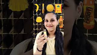 YELLOW 💛 EMOJI EATING CHALLENGE  Challenge by Officialarfiyakhan [upl. by Roumell]