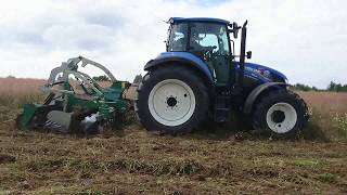 New Holland t595EC  Tolmet Tytan 300 [upl. by Jasen]