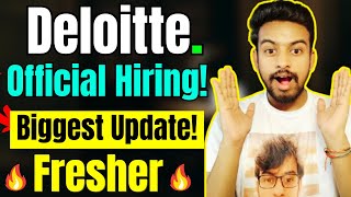 Deloitte Biggest Hiring  OFF Campus Drive For 2025 20242023 Batch  Fresher Jobs  Kn Academy [upl. by Anitniuq]