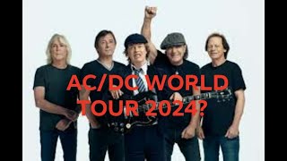 ACDC World Tour in 2024 Tour announcement Thursday Kings of real rock n roll [upl. by Lemuel842]