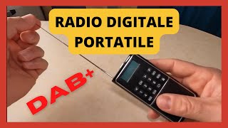 Una Radio DAB digitale portatile  Raddy RD23 [upl. by Sarnoff]