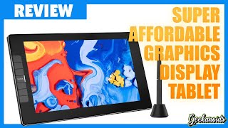 Veikk VK1200 Pen Display Graphics Tablet Review [upl. by Hooke16]