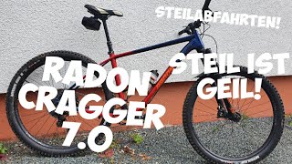 RADON CRAGGER 70 STEILABFAHRTENJUMPS FRANCONIAN BIKER [upl. by Eleira]