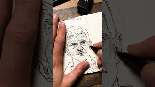 ASMR Drawing TONI KROOS 🎯🇩🇪  Footballers Sketchbook No 3 asmr satisfying shorts [upl. by Leandro]