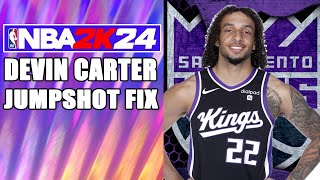 Devin Carter Jumpshot Fix NBA2K24 [upl. by Laural]