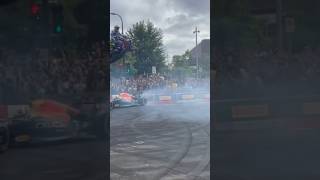 Levi Lavallee jumps F1 car at RedBull show run redbull [upl. by Finstad245]