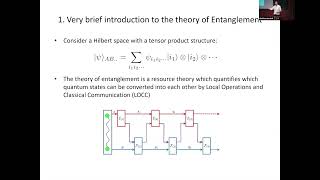 Entanglement and Phases of Matter  Frank Verstraete [upl. by Anitsud]