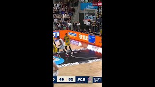 Elias Harris with a Spectacular 2 Pt vs MHP RIESEN Ludwigsburg [upl. by Harifaz157]