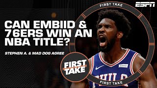 Stephen A DEFENDS Mad Dog Lets NOT ACT like the 76ers cant WIN IT 👀  First Take [upl. by Sheets]