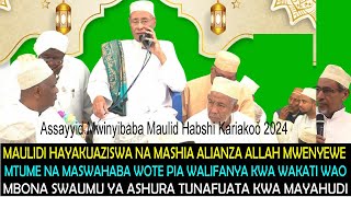 MAULIDI YALIANZISWA NA ALLAH MWENYEWESIO MASHIA MBONA ASHURA MNAFUATA KWA MAYAHUDI MWINYIBABA [upl. by Hedley]