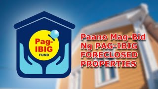 HOW TO BID PAGIBIG ACQUIRED ASSETS  FORECLOSED PROPERTIES PUBLIC AUCTION With Discount [upl. by Yllak]