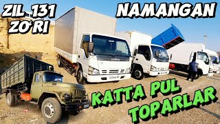 KATTA PUL TOPAR ISUZULAR VA GAZ 53 ZIL 131 YANGI NARXLARI 10Dekabr [upl. by Romito]