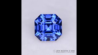 233ct Cornflower blue Sapphire  pulled Czochralski [upl. by Royal]