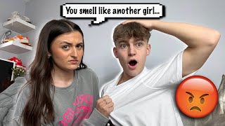 Smelling Like Another Girl Prank On My Girlfriend I GOT CAUGHT [upl. by Nekcarb]