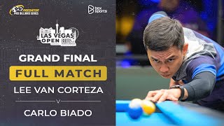 FULL MATCH  Lee Van Corteza vs Carlo Biado  Las Vegas Open Men 2024  CHUNG KẾT [upl. by Ramona742]