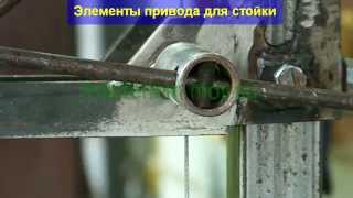 Привод стойки сверлильного станка из дрели Homemade drill lift [upl. by Gerry]