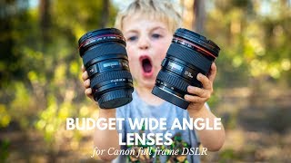 Budget Wide Angle Lens for Canon Full Frame DSLR [upl. by Kraft]