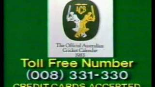 Australian Cricket Calendar commercial 1983 [upl. by Annawak668]