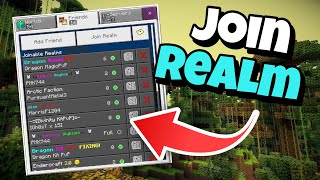 BEST FREE MINECRAFT REALM 121 2024 MCPE PS5 XBOX PC [upl. by Retnuh]