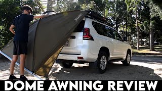 RhinoRack Dome 1300 Awning Long Term Review  Clever or Rubbish  Landcruiser Prado 150 GX460 [upl. by Anomor970]