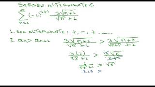 CRITERIO DE LAS SERIES ALTERNANTES 2 [upl. by Homer]