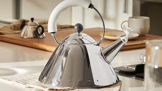 Alessi Michael Graves 9093 Stainless Steel Whistling Kettle  Whistling Kettle  Best Tea Kettles [upl. by Latoya]