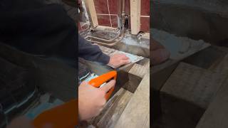 Fitting a concealed shower tray is not easy [upl. by Hannej]