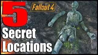 Fallout 4 5 Secret Locations with Secret Loot  Ep 8 Fallout 4 Secrets [upl. by Morse345]