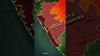 Maharashtra geographyThrough Map Animation Indian Geography [upl. by Atrim]