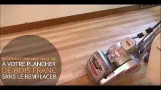 Sablage de plancher professionnel  Plancher Summum [upl. by Aceber]