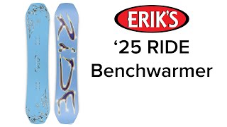 2025 RIDE Benchwarmer Snowboard [upl. by Behre832]