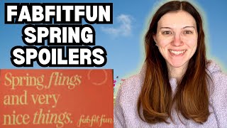 FABFITFUN SPRING 2024 CUSTOMIZATION SPOILERS [upl. by Ailaham457]