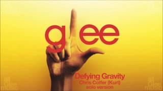 Defying Gravity Kurt Solo Version  Glee HD FULL STUDIO [upl. by Juli704]