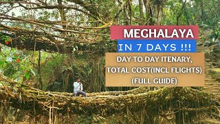 How to plan a tour to Meghalaya  Total cost incl flights  Meghalaya tour travel guide [upl. by Kciredor830]