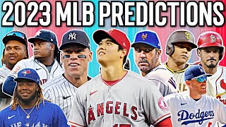 MLB 2023 Predictions Divisions Awards World Series [upl. by Ailatan]