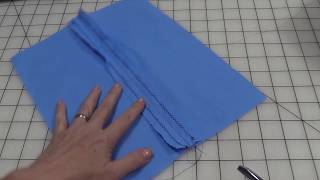 How to Finish the edge of Fabric with a Zig Zag Stitch [upl. by Lleynod]