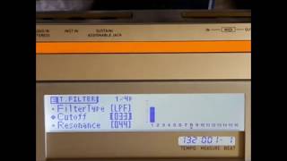 CASIO XWP1 Editing Sound  Analog Brass CASIO XWP1でAnalog Brassを作る [upl. by Keele]