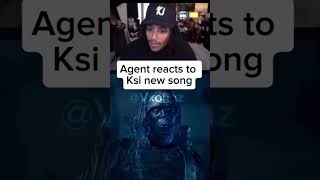 Agent reacts to Ksi new song 😂 ksi agent00 shorts [upl. by Llemaj]