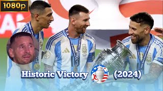 quotHistoric Victory Messis Second Copa America  Argentina vs Colombia Highlightsquot [upl. by Giliana]