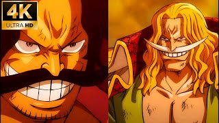 Roger Pirates Vs Whitebeard Prates Full Fight 4K 60FPS  English Dub ONE PIECE WANO ARC [upl. by Cuyler]