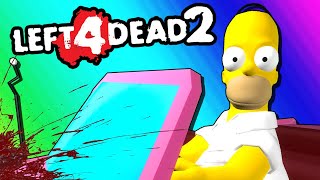 Surviving The Homer Apocalypse Left 4 Dead 2 Funny Moments and Mods [upl. by Eoz]