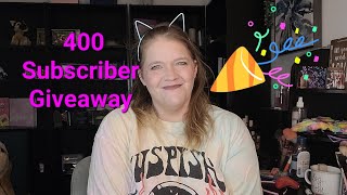 400 Subscriber Giveaway [upl. by Genesia]